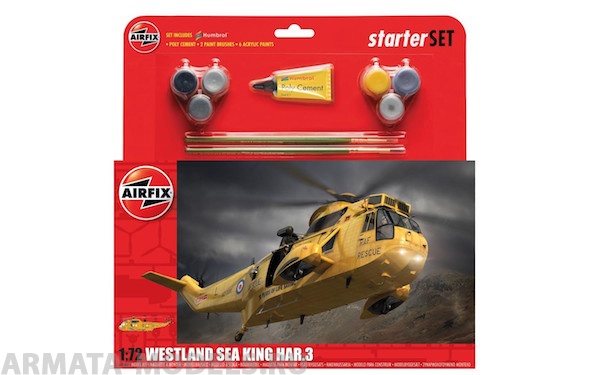 A55307 Подарочный набор Westland Sea King Starter Size 3 Airfix