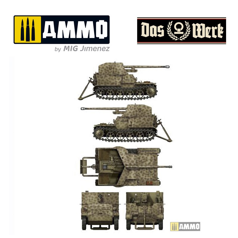 DW35017 Сборная модель Pz.Sfl. Ia 5cm Pak Das Werk