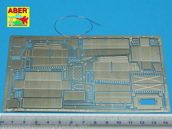 ABR-35-A109  Дополнения для  Storage boxes  Pz.Kpfw. 38 (t) для  1/35