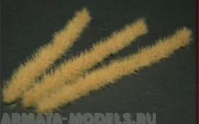GL038 Grass Strips XL- dry brown, grass height 6-12mm, 6 strips of 10cm
