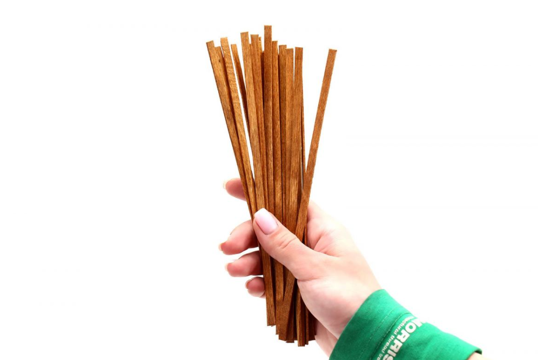 070dd004 Деревянные рейки для моделизма. &amp;quot;Охристо-коричневые доски&amp;quot; 20шт.