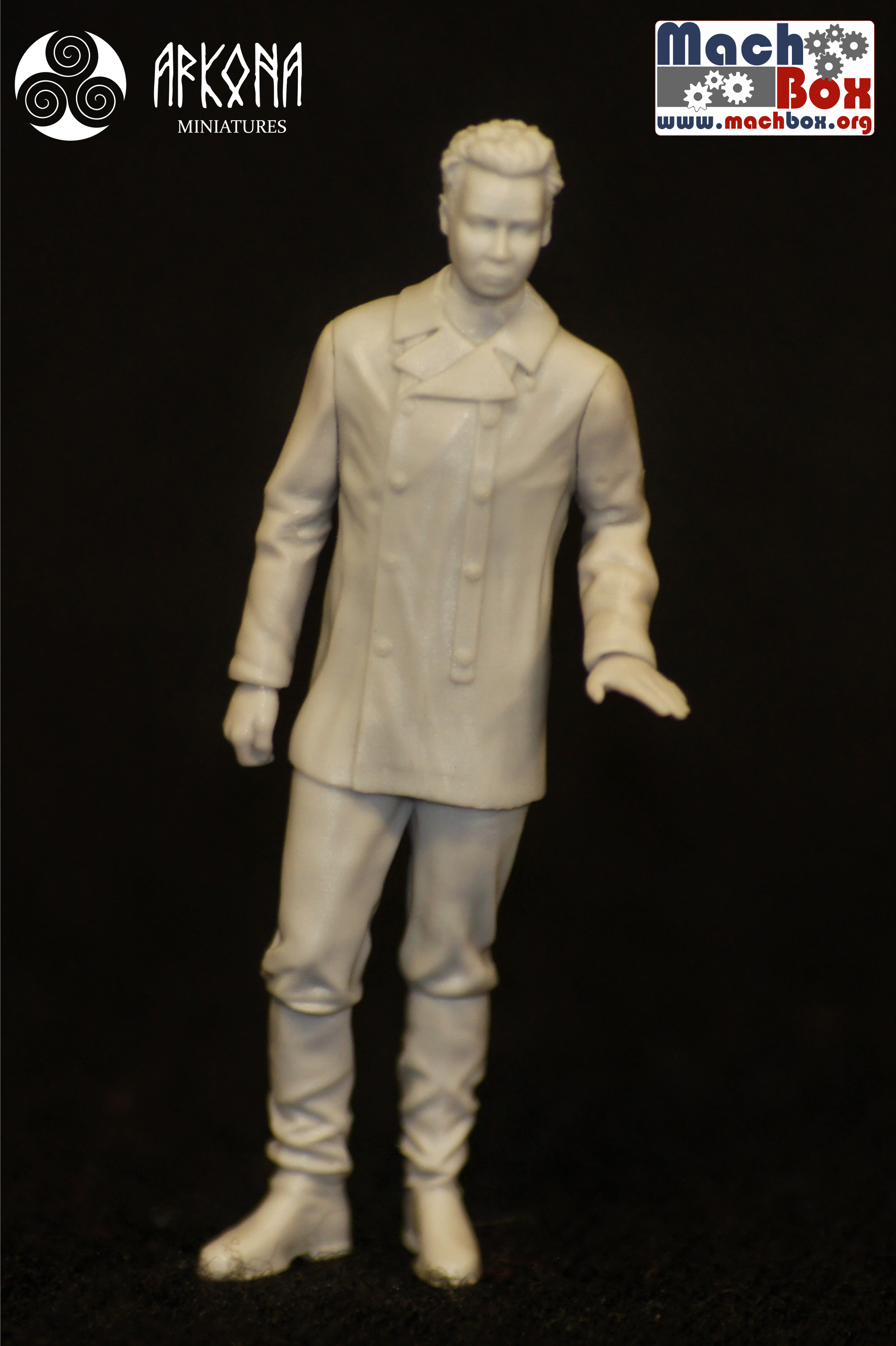 AMB35001 Михаил Кошкин ( деревянная подарочная упаковка) Arkona Miniatures