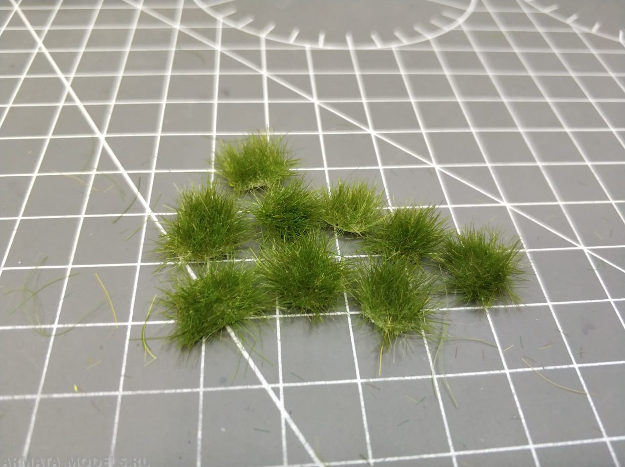 35016 Кочки травы 5мм (темно-зеленые) 50 шт