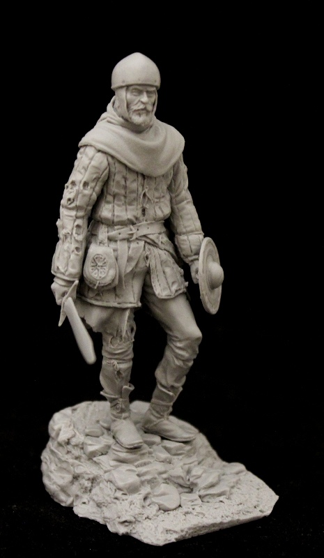 CL-75-010 Фигура Европейские пехотинец 14-15 век Medieval Forge Miniatures