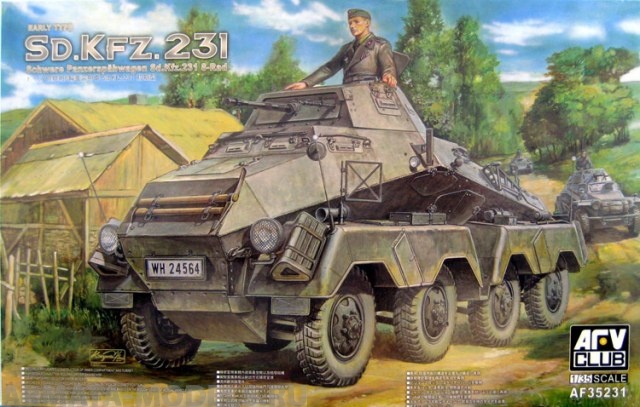AF35231 Бронетранспортер  Sd.Kfz.231 Rad.Early AFV CLUB