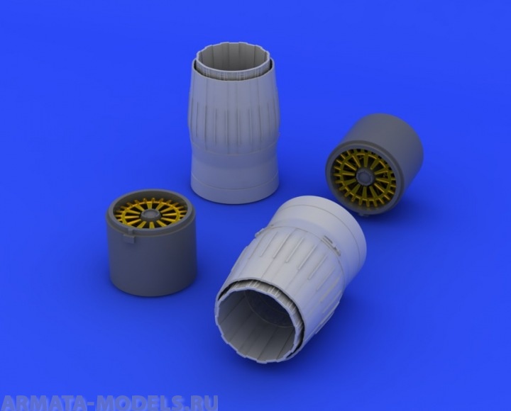 672091 Конверсия MiG-29A exhaust nozzles эпоксидная смола for Trumpeter kit