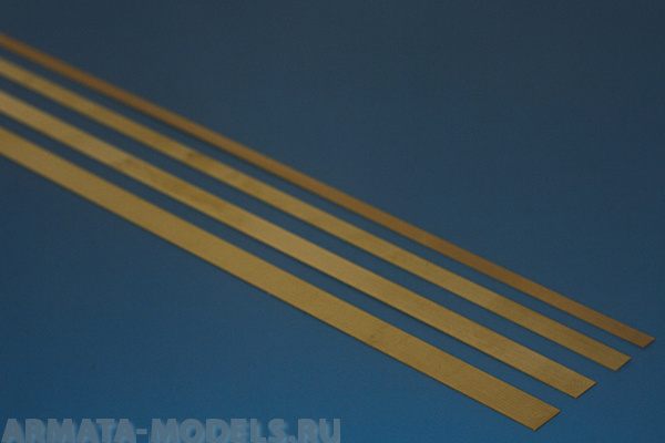 051 4050RB Латунные полоски Brass stripes, 0,40 x 5,0