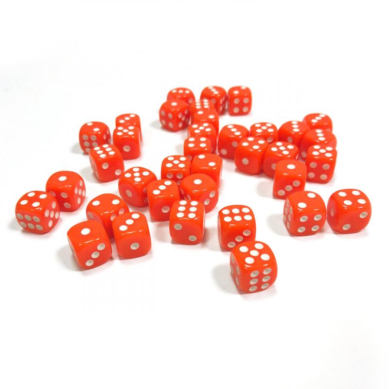 1140 Набор из 36 кубиков D6 (оранжевый)