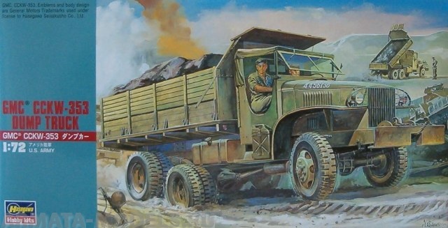 31122  Автомашина  GMC CCKW-353 DUMP TRUCK Hasegawa