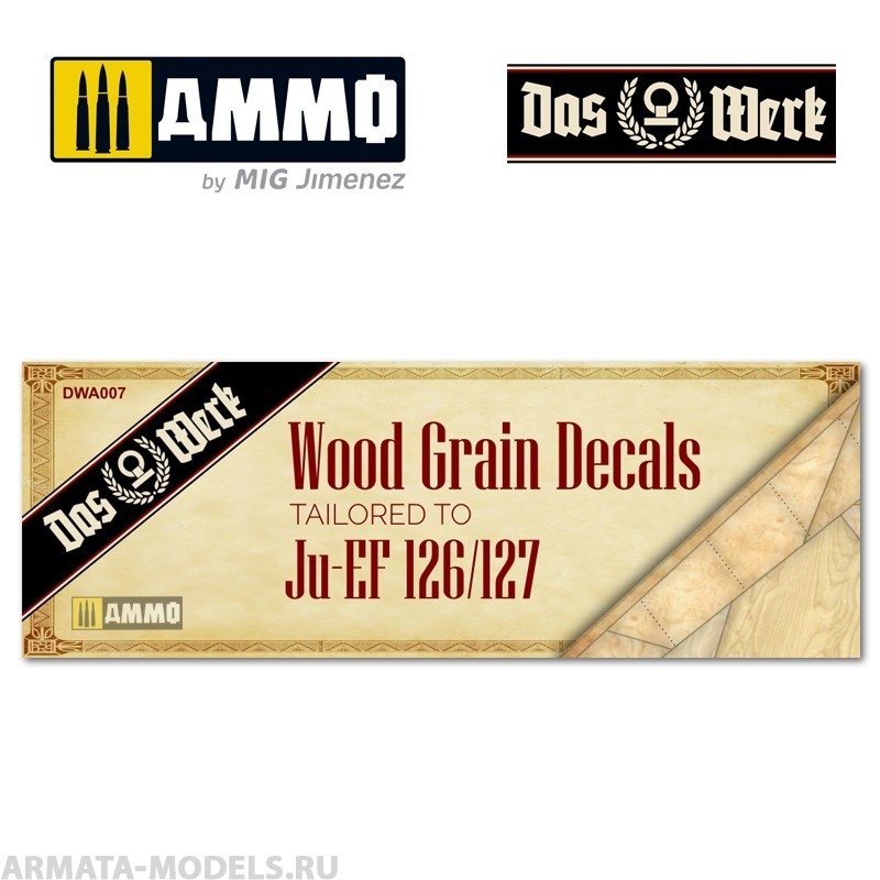 DWA007 Набор декалей Wood Grain Decals for Elli - DW32001