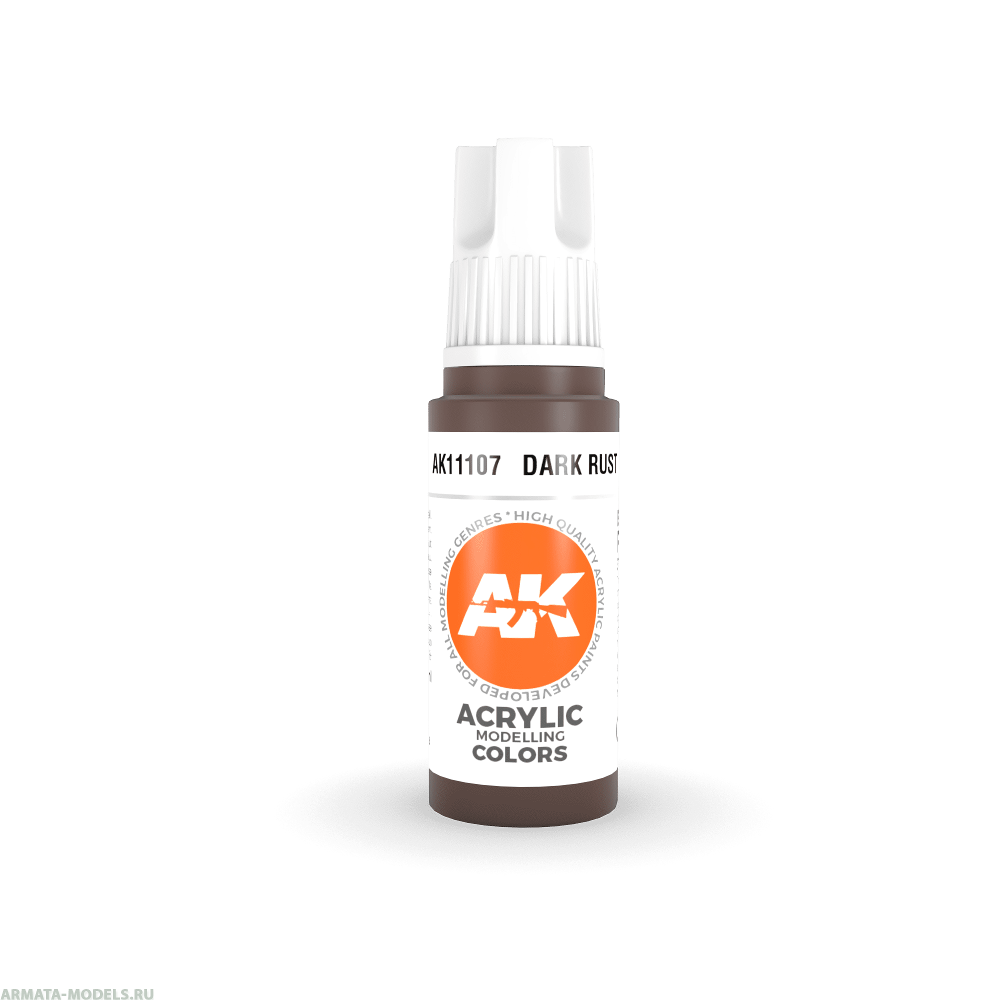 AK11107 Краска акриловая Dark Rust 17ml