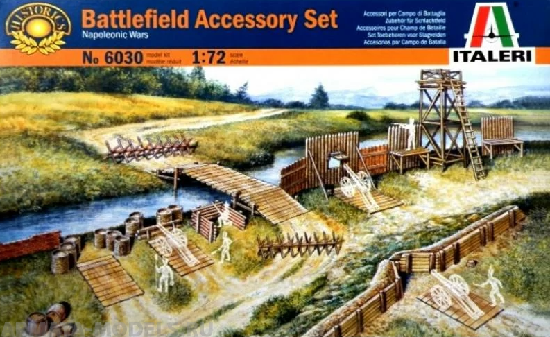 6030ИТ Аксессуары Battlefield Accessory Set Italeri