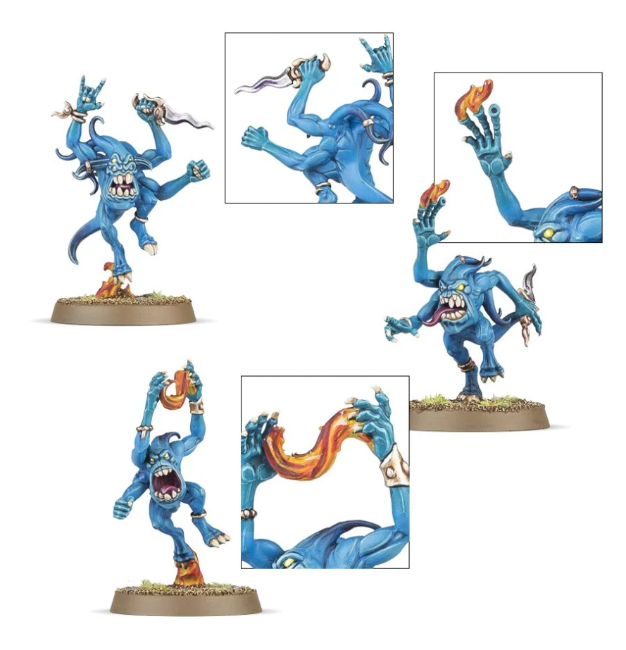 97-30GW Набор Демоны Тзинча: Голубые Ужасы (Daemons of Tzeentch: Blue Horrors)