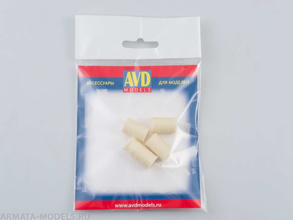 AVD143010204 Миниатюра Бочка металлическая 200л (4 шт)