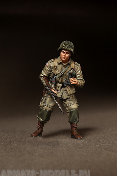 3556SOGA 1 Lieutenant,  82st Airborne, WW II SOGA Miniatures