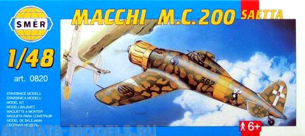 0820SM Самолёт  Macchi M.C. 200 Saetta (1:48) Smer