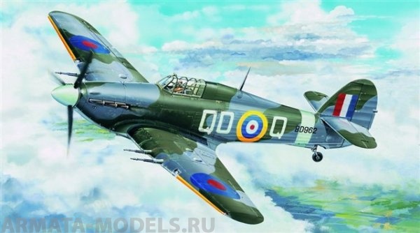 02415P Самолет Hawker Hurricane Mk.IIC Trumpeter