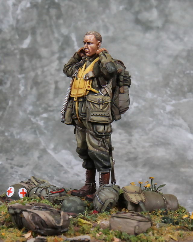 35176SOGA Сombat Medic  U.S. Army Airborne. D-Days.1944. SOGA Miniatures
