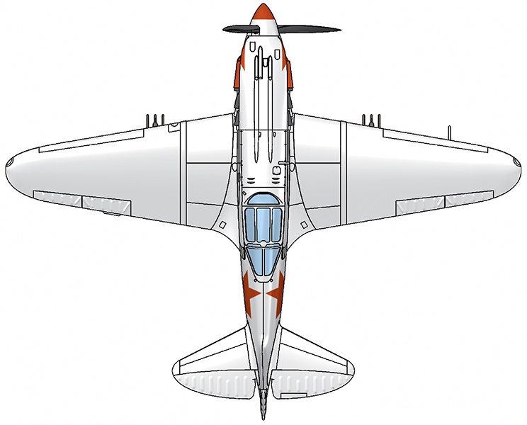 48013 Истребитель  ПВО Москвы 1941-1942 г.г. ARK model