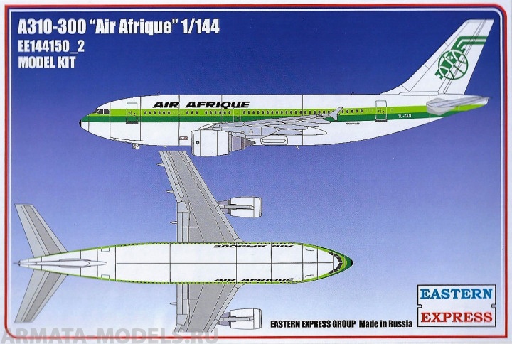 ЕЕ144150_2 Авиалайнер  А310-300  AIR AFRIQUE Восточный экспресс