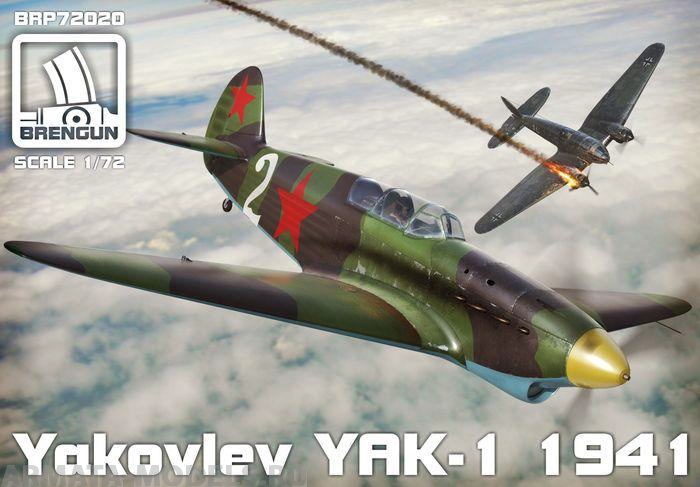 BRP72020 Самолет Yak-1 (mod. 1941) Brengun