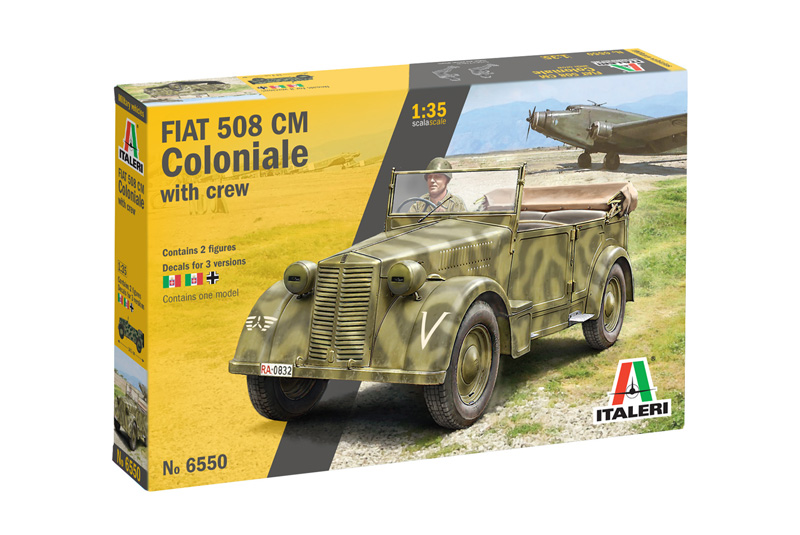 6550ИТ Штабная машина CAR 508CM (10013160/011122/3526709, ИТАЛИЯ) Italeri