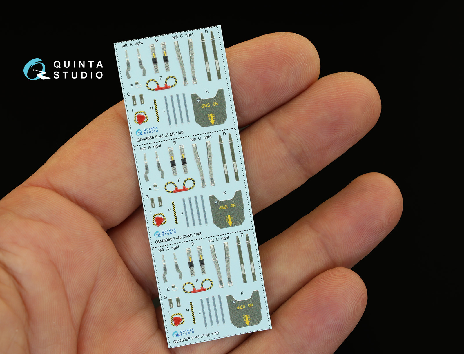 QD48055 3D Декаль интерьера кабины F-4J (для модели ZM SWS)