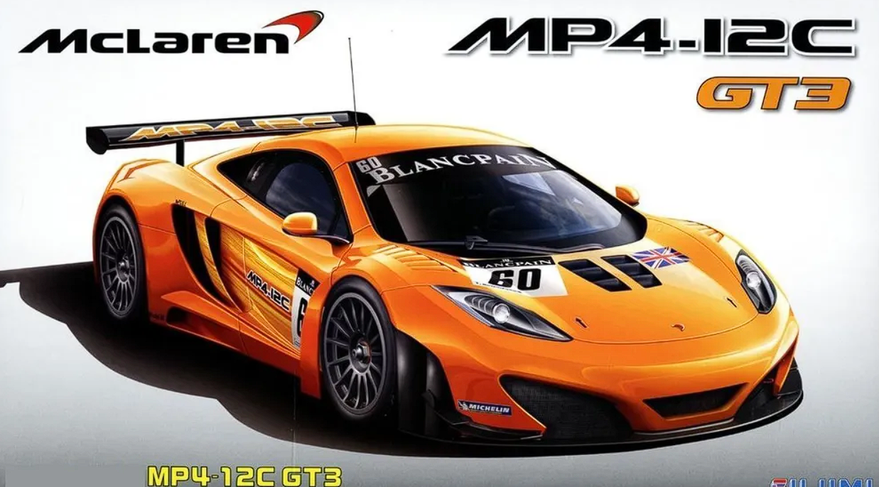 FU12555 Сборная модель Mclaren MP4-12C GT3 Fujimi