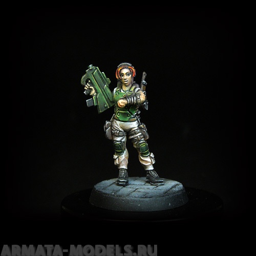BV-fem-spec Игровая миниатюра  female specialist женщина-специалист BROTHER VINNI's