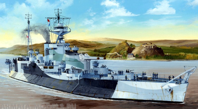 05336 Корабль  Монитор HMS Abercrombie  Trumpeter