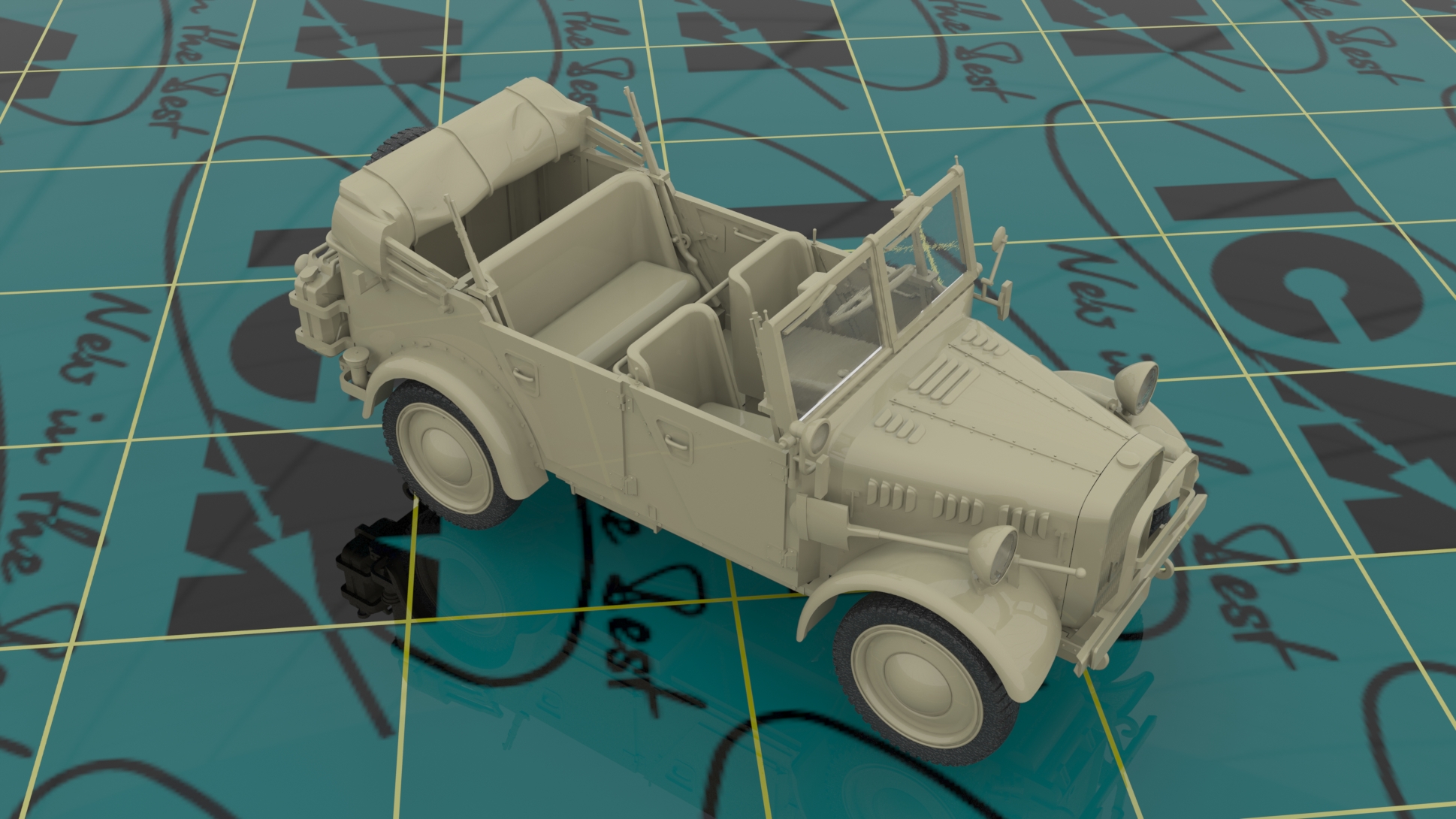 35581 le.gl.Einheits-Pkw Kfz.1, Германский легкий внедорожный автомобиль ІІ МВ ICM