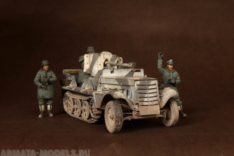 SOGA-15 Crew for 5cm Pak 38 (Sf) auf Zugkraftwagen 1t (for Dragon 6719 ) SOGA Miniatures
