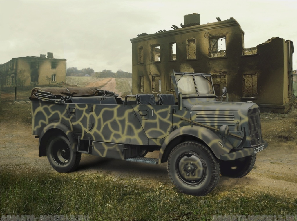 35525 Мерседес L1500A (Kfz.70), Германский автомобиль ICM