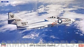 02036 Самолет  F9F-8 Cougar Combo Hasegawa