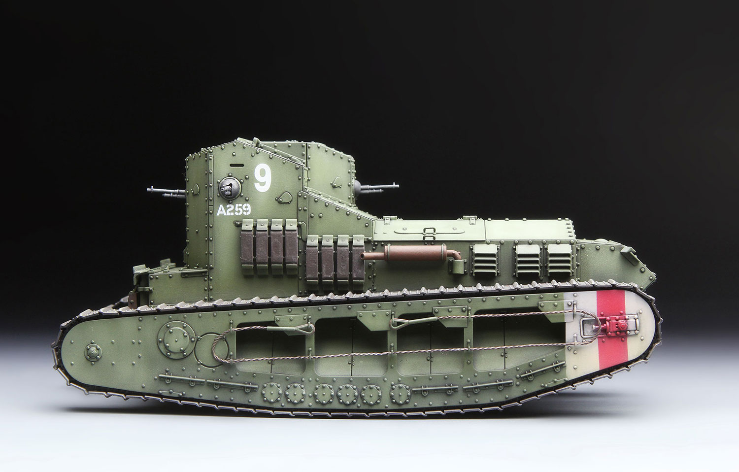 TS-021S British Medium Tank Mk.A Whippet & British Infantry Meng