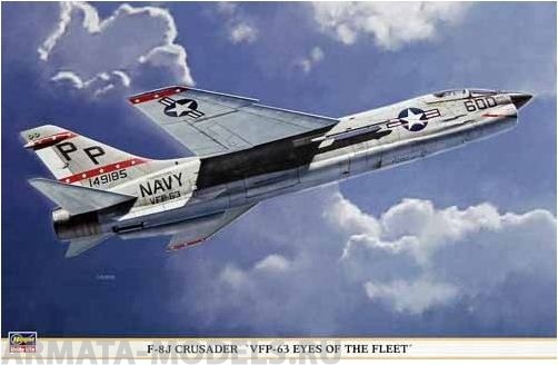 09699 Самолет F-8J Crucader Hasegawa