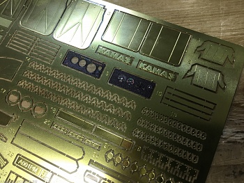 AM3697K Цветное фототравление на КамАЗ-5350 «Мустанг» 3697