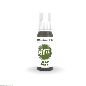 AK11367 Краска акриловая 3Gen Base Green (Protective)