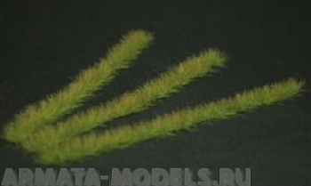 GL031 Grass Strips - light green, grass height 2-6mm, 6 strips of 10cm