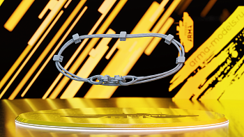 AM36028 Трос 3d с коушами для AMX ELC BIS