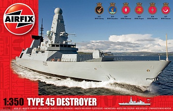 A12203  Сборная модель танка Type 45 Destroyer 1:350