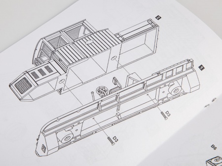4049AVD Сборная модель Мотовоз МУЗГ-4 AVD Models