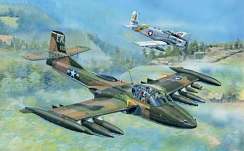 02888 Самолет  US A-37A Dragonfly Light Ground-Attack Aircraft 