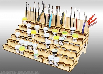 ORG-30-01 Органайзер под краску 30 мм. с отверстиями под кисточки