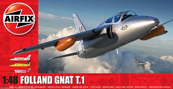 A05123A Сборная модель самолета Folland Gnat T1