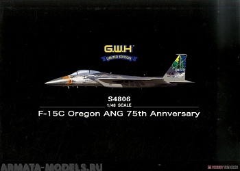 S4806	 Истребитель  USAF F-15C Oregon ANG 75th Annversary