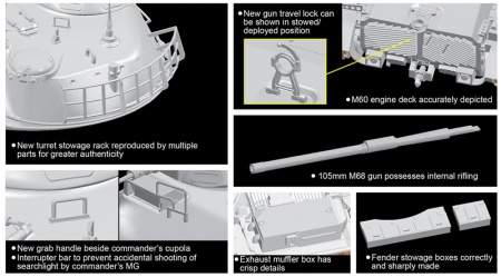 3553 Американский танк M60 PATTON (Паттон) Dragon