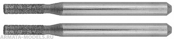 35921 Мини-шарошки алмазные, d 2,3x10,0x3,2мм, длина 38мм, 2шт
