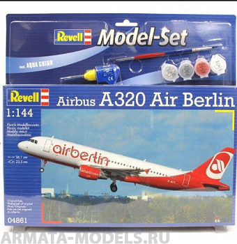 64861 Набор Самолет Пассажирский Airbus A320 AirBerlin
