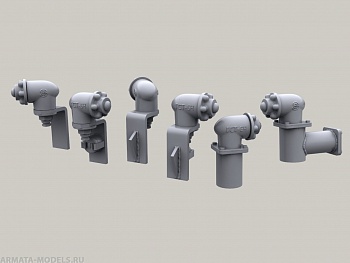 LRE35991 габаритные фонари гст-64, ранние, с кронштейнами